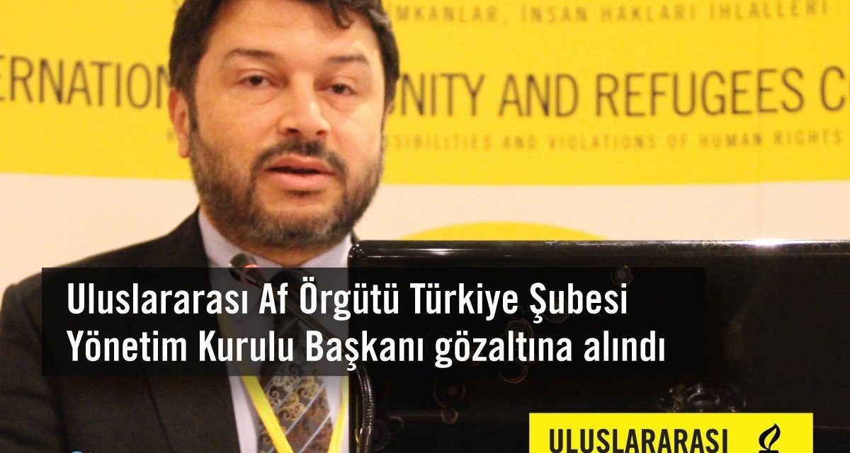 Törökországban őrizetbe vették az Amnesty International helyi vezetőjét