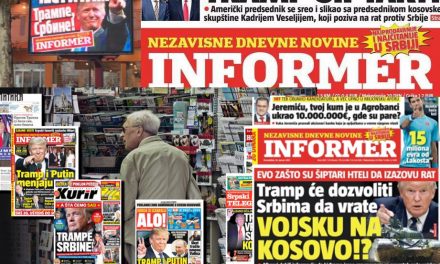 Lebukott: Trump eddig szerb volt, most már „siptár”