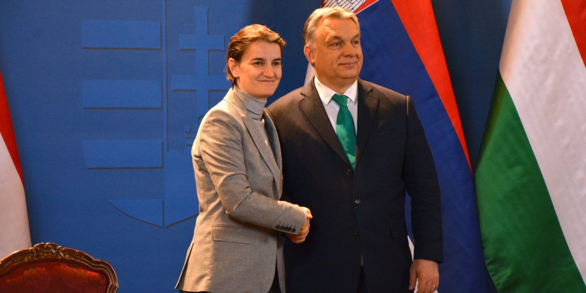 Az Orbán–Brnabić találkozó képekben