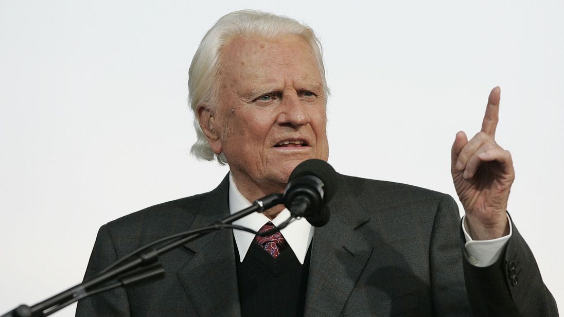 Elhunyt Billy Graham világhírű amerikai prédikátor