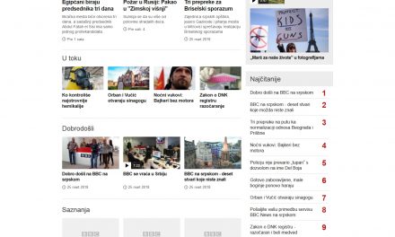 Szerb nyelven is olvashatók a BBC hírei (VIDEÓVAL)