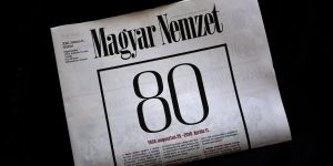 A Magyar Nemzet utolsó címlapja 2018. április 11-én