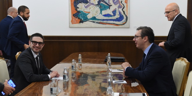 Vučić Sorossal tárgyalt a szerb fővárosban
