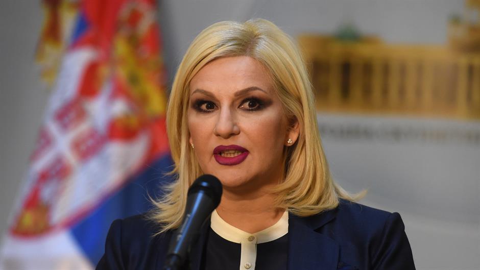 Zorana Mihajlović lemondta mai programjait, mert Vučićnál van jelenése