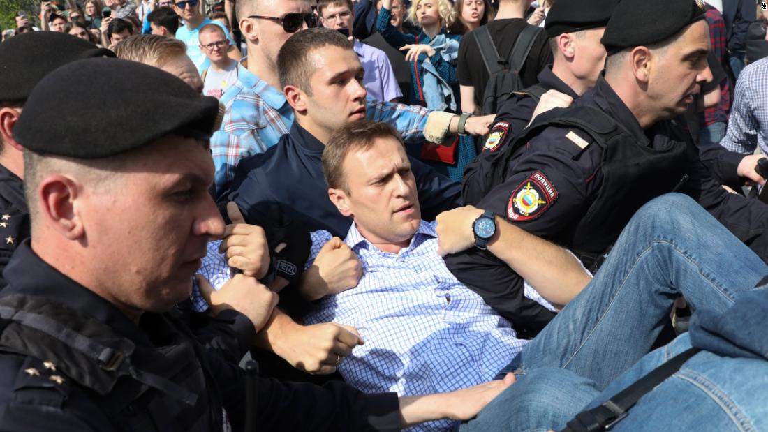 Őrizetbe vették Alekszej Navalnij orosz ellenzéki politikust