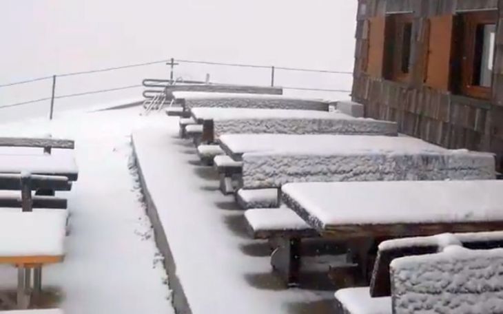 Szlovéniában havazott! – VIDEÓ