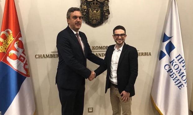 Soros fiával tárgyalt a szerbiai kamara elnöke