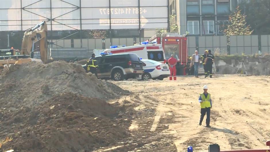Meghalt a munkás, akire ráomlott a fal Belgrád központjában