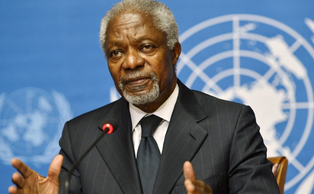 Meghalt Kofi Annan