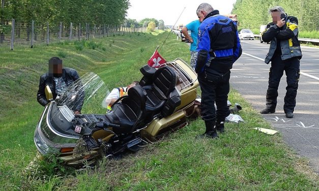 Motorkerékpáros sérült meg súlyosan az M5-ös autópályán
