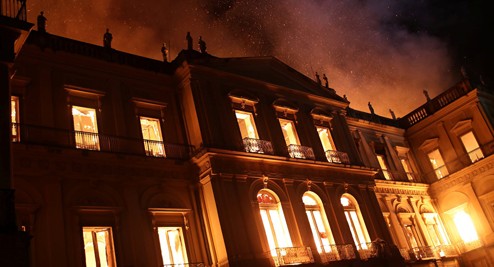 Leégett a brazil Nemzeti Múzeum