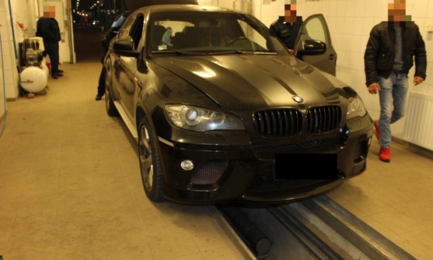 Meghamisította az X6-os BMW alvázszámát, lebukott Röszkénél