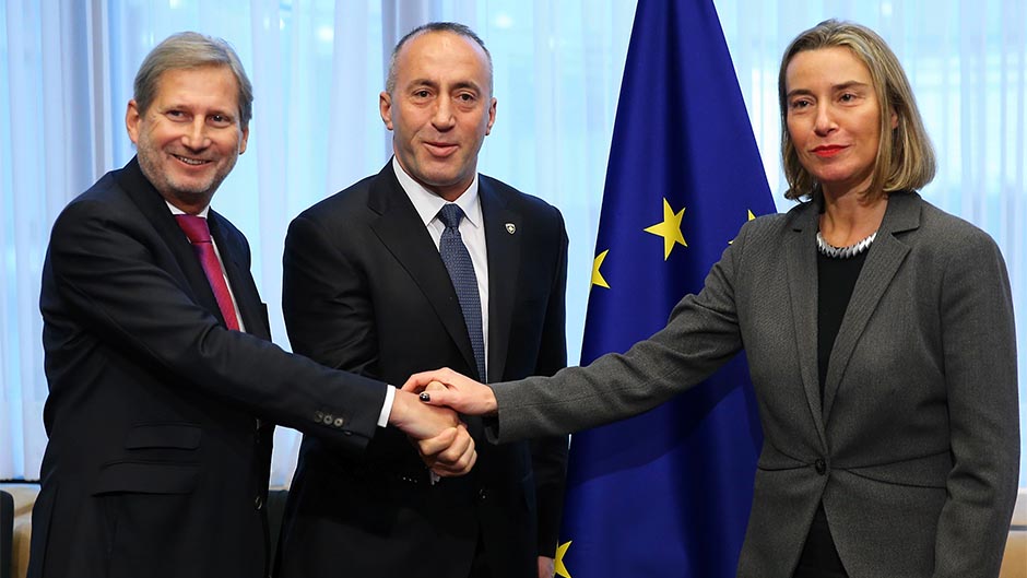 Lemondták a sajtótájékoztatót Brüsszelben Haradinaj miatt