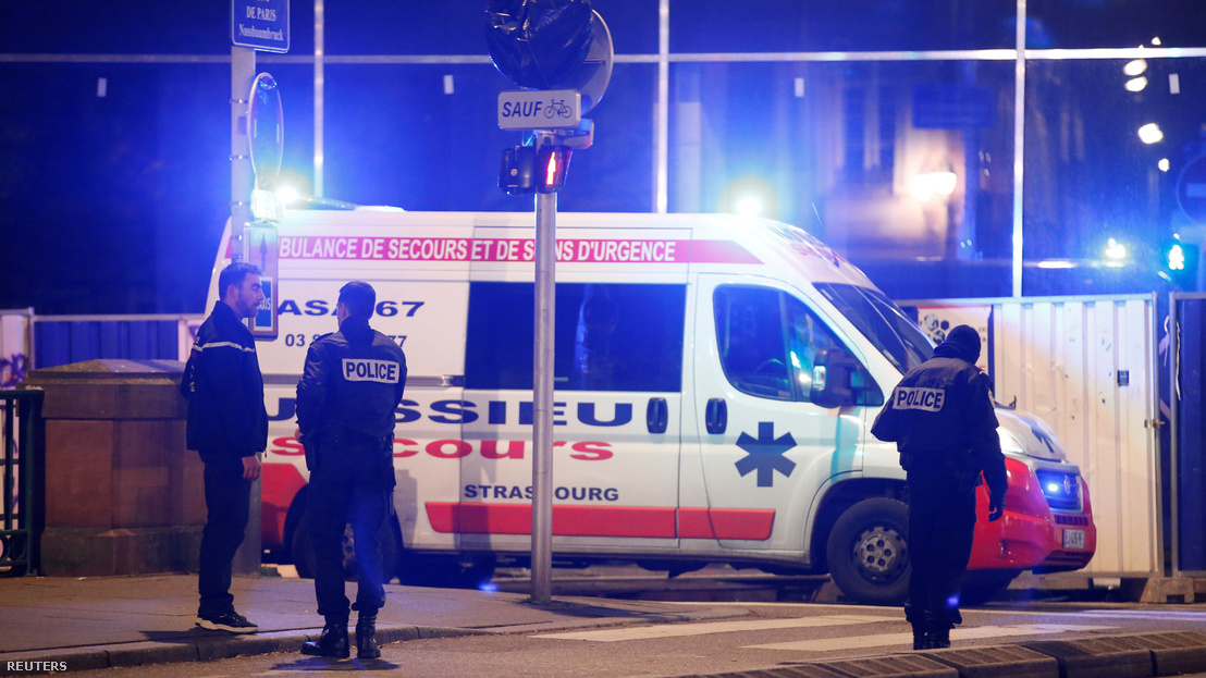 Egy ember meghalt, hatan megsebesültek a strasbourgi lövöldözésben