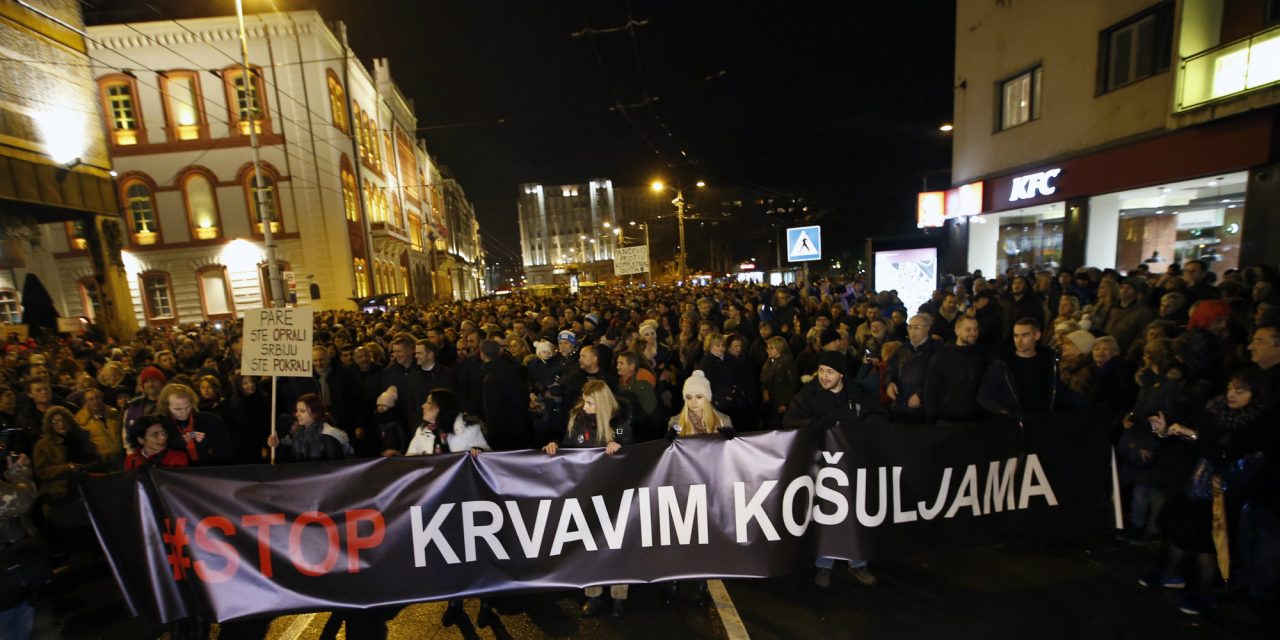 December 22-én ismét az erőszak ellen tüntetnek Belgrádban