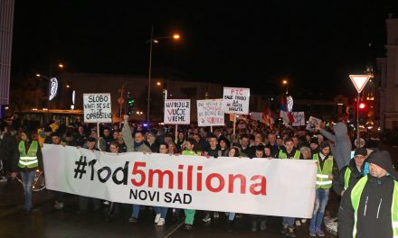 1 az 5 millióból: Pénteken harmadszor tüntetnek Újvidéken