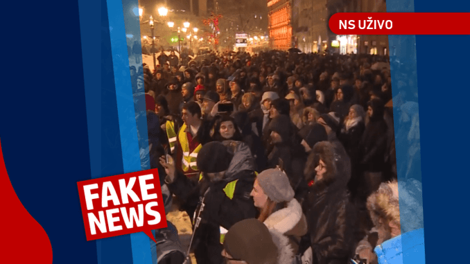 Fake News Tragač: Hazudott a sajtó az újvidéki tüntetők számát illetően