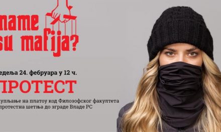 Az Anyák maffiózók? jelszóval tüntetnek a nők vasárnap Belgrádban