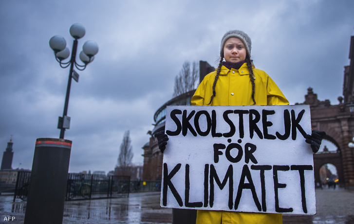 Nobel-békedíjra jelölték Greta Thunberg, 16 éves svéd környezetvédőt