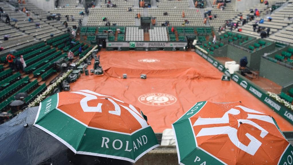 Roland Garros: Az eső miatt törölték az összes szerdai mérkőzést