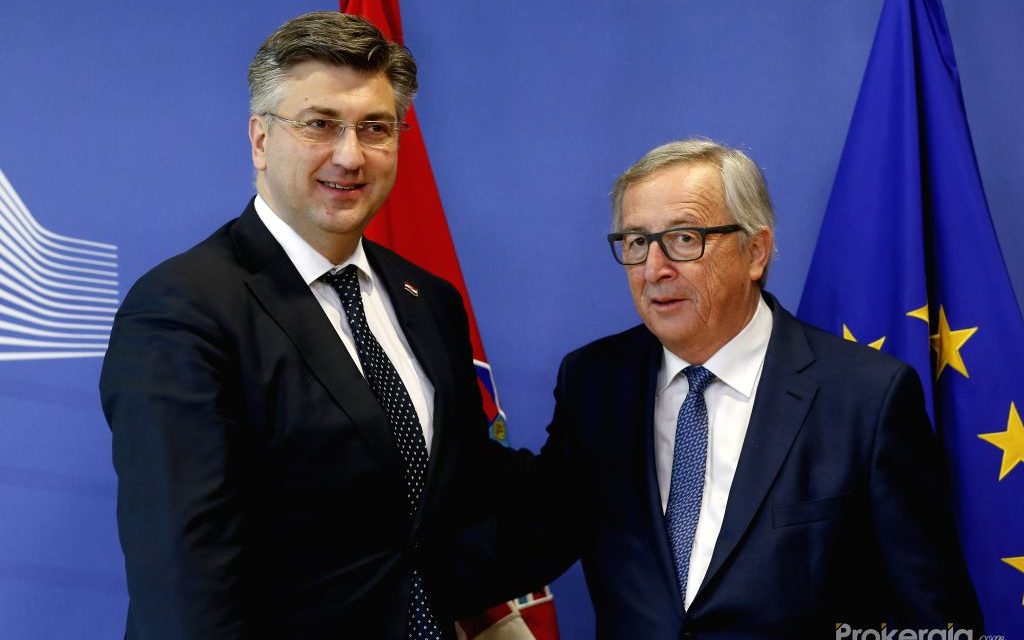 Juncker támogatja Horvátország schengeni csatlakozását és az euró bevezetését