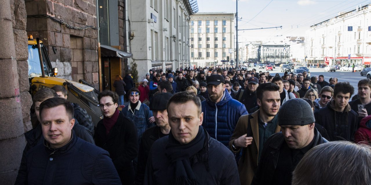 Őrizetbe vették Navalnijt Moszkvában