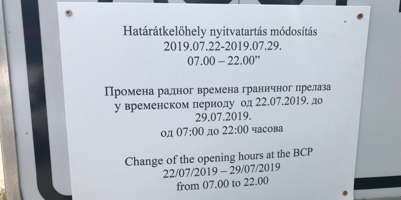 A jövő héten este tízig tart nyitva a Királyhalom-Ásotthalom határáteklő!