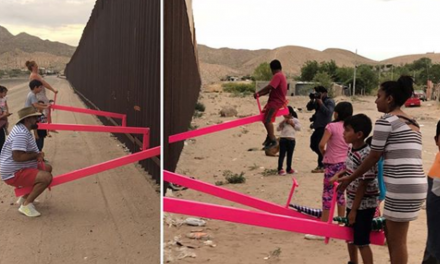 Lebontották az amerikai-mexikói határkerítésen átnyúló mérleghintákat