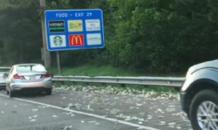 Menet közben kinyílt egy pénzszállító autó ajtaja, 160 ezer eurónyi bankjegyet vitt el a szél (Videóval)