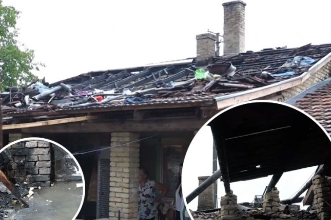 Leégett a szabadkai Kovács család házának egy része – beázik a ház