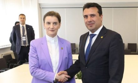 Ana Brnabić Észak-Macedóniában tárgyal