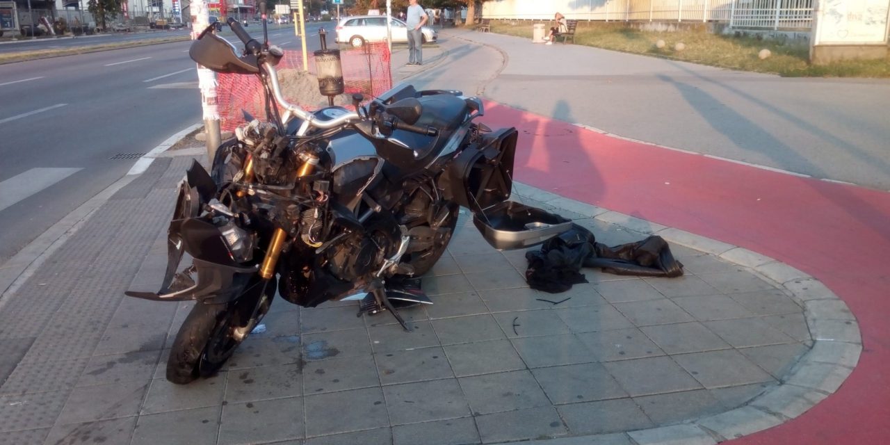 Újvidék: Motorkerékpáros szenvedett súlyos sérülést