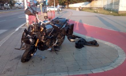 Újvidék: Motorkerékpáros szenvedett súlyos sérülést