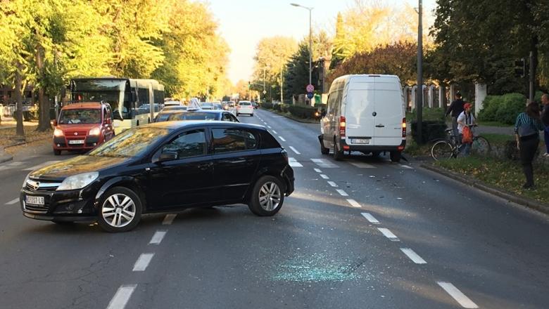 Szabadka: Közlekedési baleset a Szegedi úton
