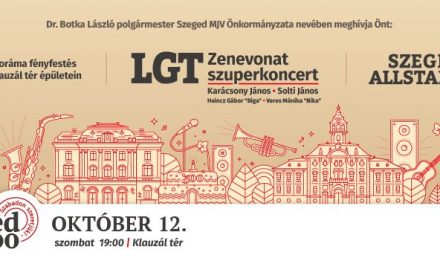 LGT-legendák zenélnek a szegedi Széchenyi téren
