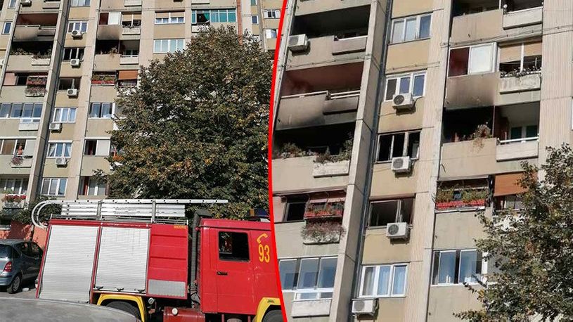 Kiégett egy negyedik emeleti lakás, minden lakót evakuálni kellett az épületből