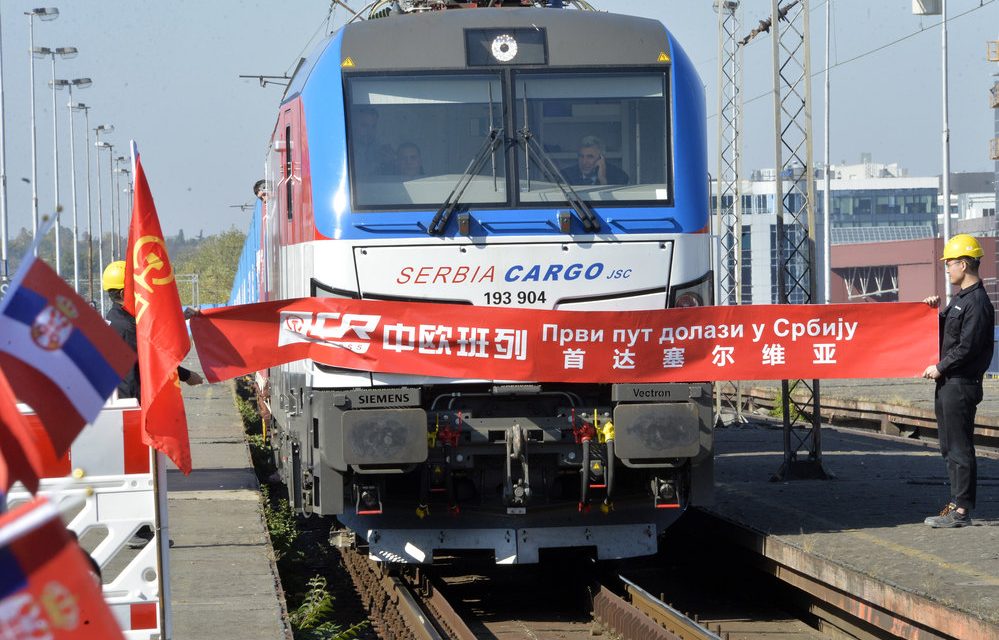 Megérkezett az első kínai tehervonat Belgrádba – Vučić: Mindenki Szerbiába akar jönni