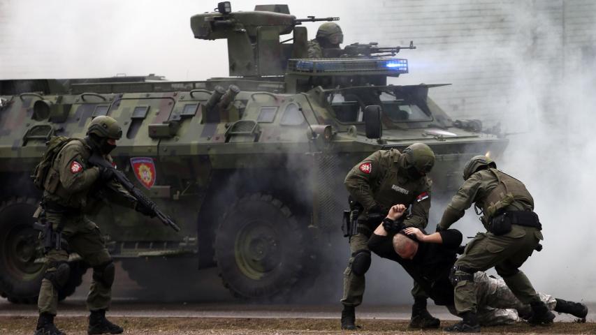 Közös gyakorlatot tartottak a szerb és a kínai rendőrség speciális egységei (videó)