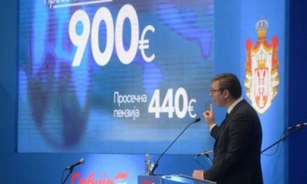 Vučić: 2025-ben 900 euró lesz az átlagfizetés, a nyugdíj pedig eléri a 440 eurót