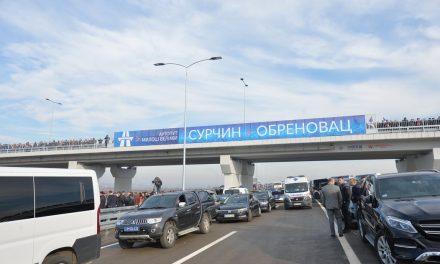 Megnyitották az autópálya Surčin és Obrenovac közötti szakaszát