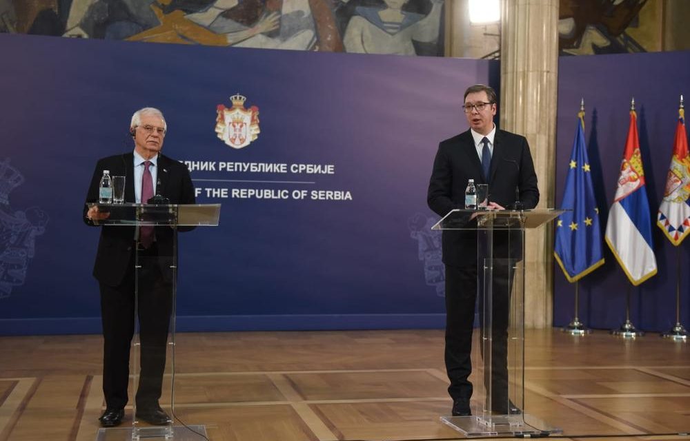 Vučić az EU kül- és biztonságpolitikai főképviselőjével tárgyalt