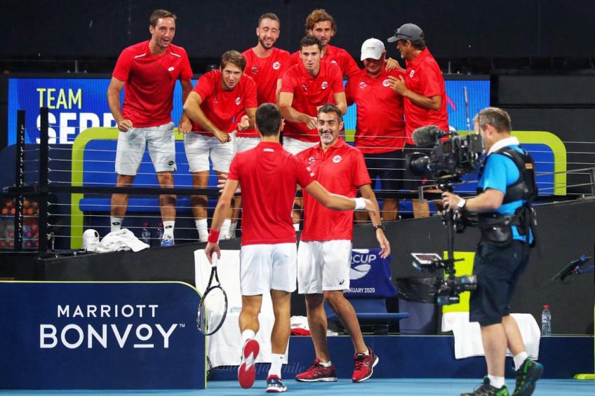 Szerbia válogatottja elődöntős a tenisz ATP-kupán