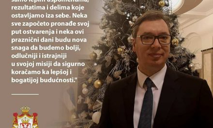 Vučić újévi köszöntője