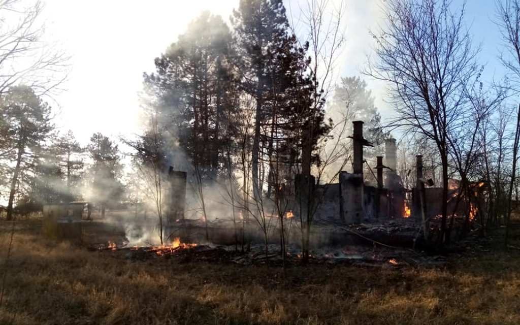 Leégett a November 29. határőrtorony