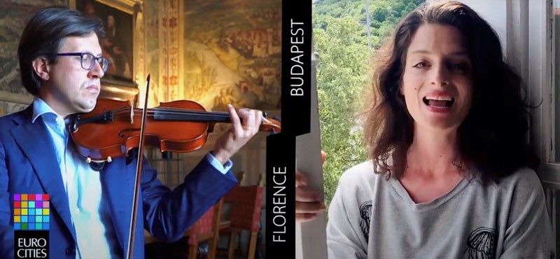 Európai ablakokból csendült fel Beethoven Örömódája (Videó)