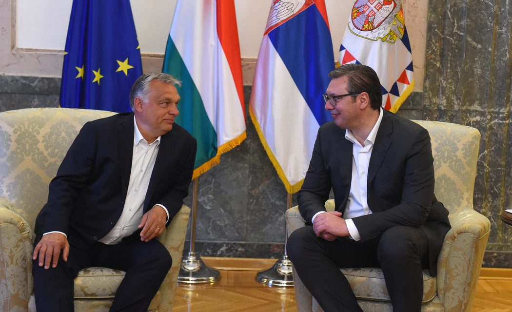 Aleksandar Vučić Orbán Viktorral tárgyalt Belgrádban