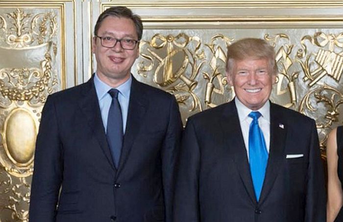 Vučić támogatja Trump politikáját