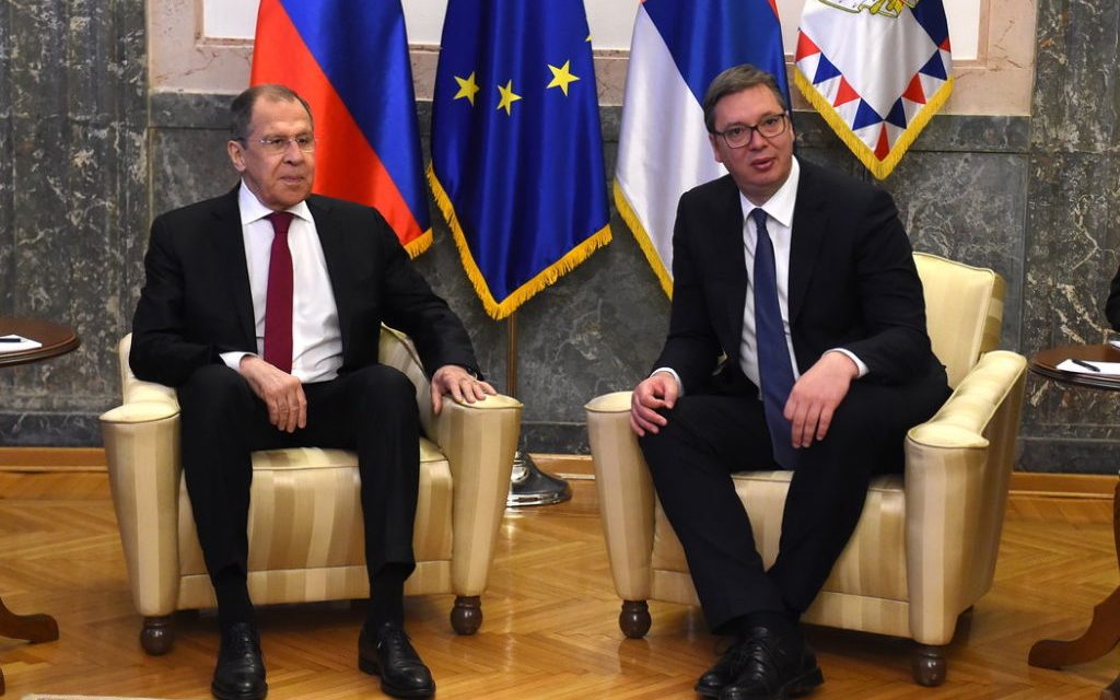 Vučić Lavrovval tárgyalt Belgrádban