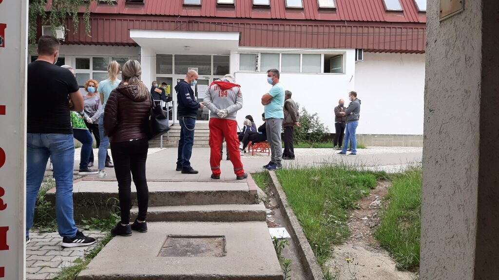 Kragujevac: Szavazóhely a covid-ambulancián