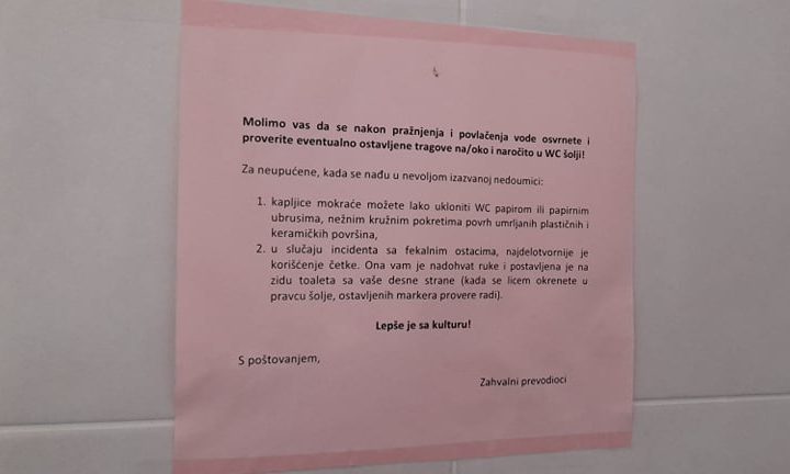 Ne hagyjon nyomot maga után, ha a tartományi képviselőház WC-jét használja!